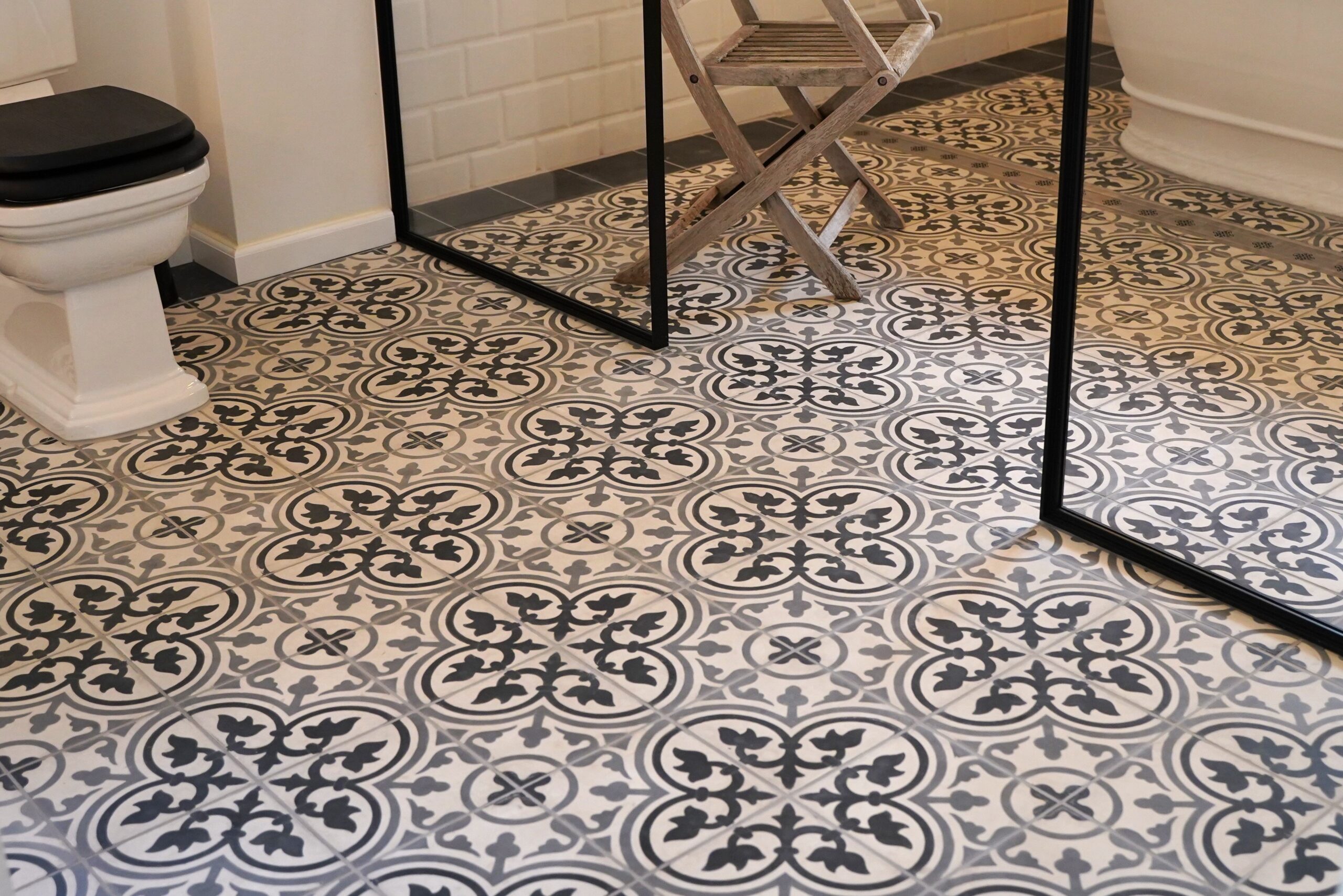 Håndlavet cementflise - Royal 1-8-10 - Billede 5