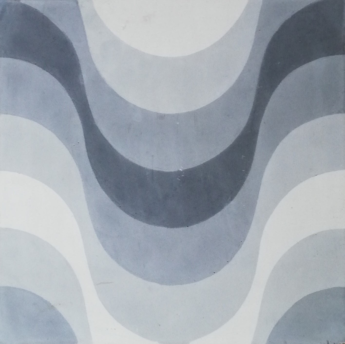 Håndlavet cementflise i design af Villa Fliser, der tilfører et moderne indtryk til dit interiør. Et raffineret og retro-moderne mønster i nordiske farver.