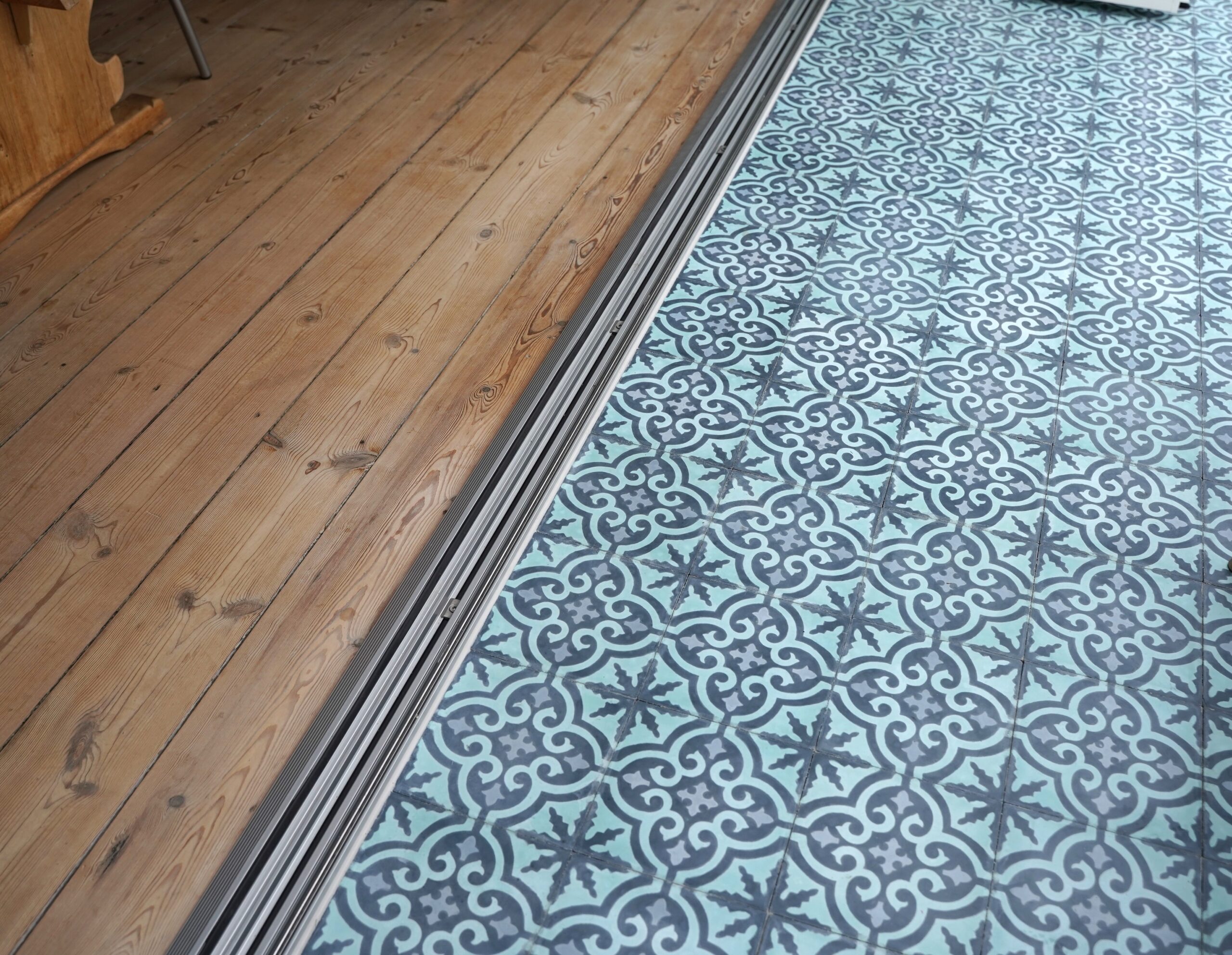 Håndlavet cementflise - Art nouveau 35-41-43 - Billede 3